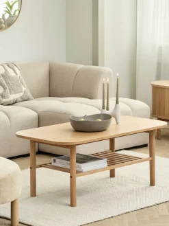 LYNGVIGTable basse LYNGVIG 60x110 a/tablette chêne naturel