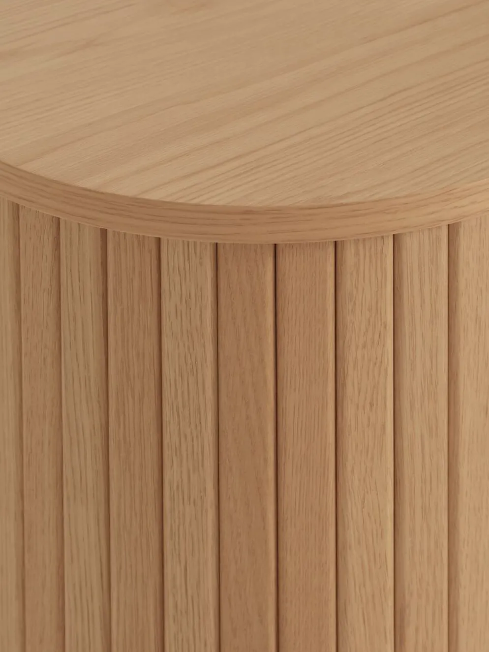LYNGVIGTable de nuit LYNGVIG 2 portes tambours chêne naturel