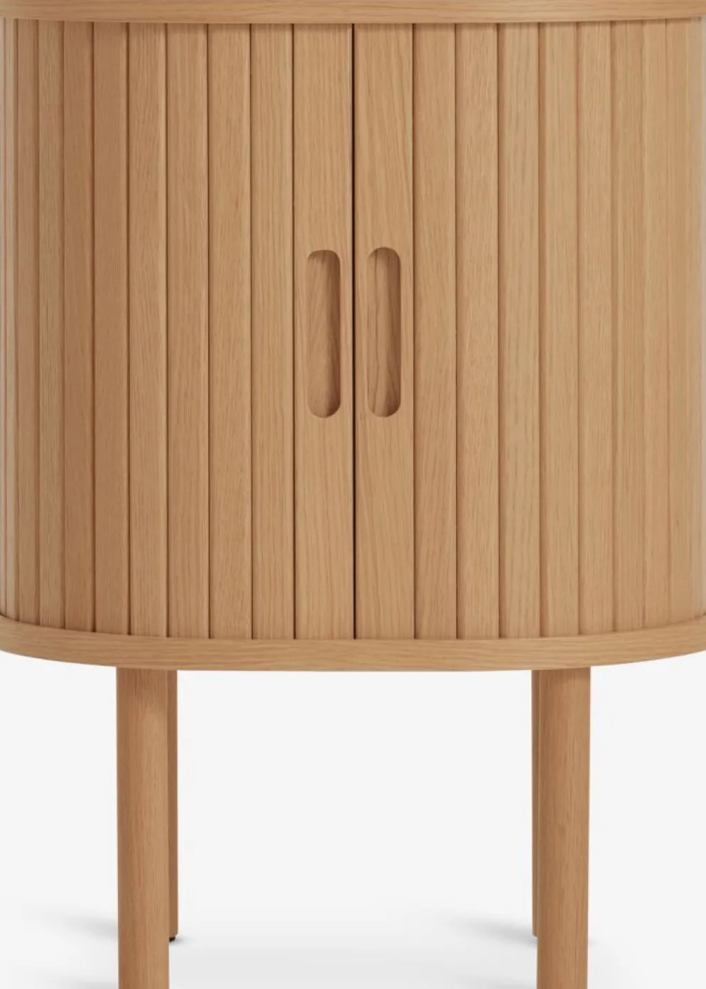 LYNGVIGTable de nuit LYNGVIG 2 portes tambours chêne naturel