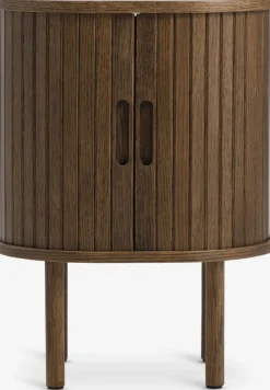 LYNGVIGTable de nuit LYNGVIG 2 portes tambours chêne foncé