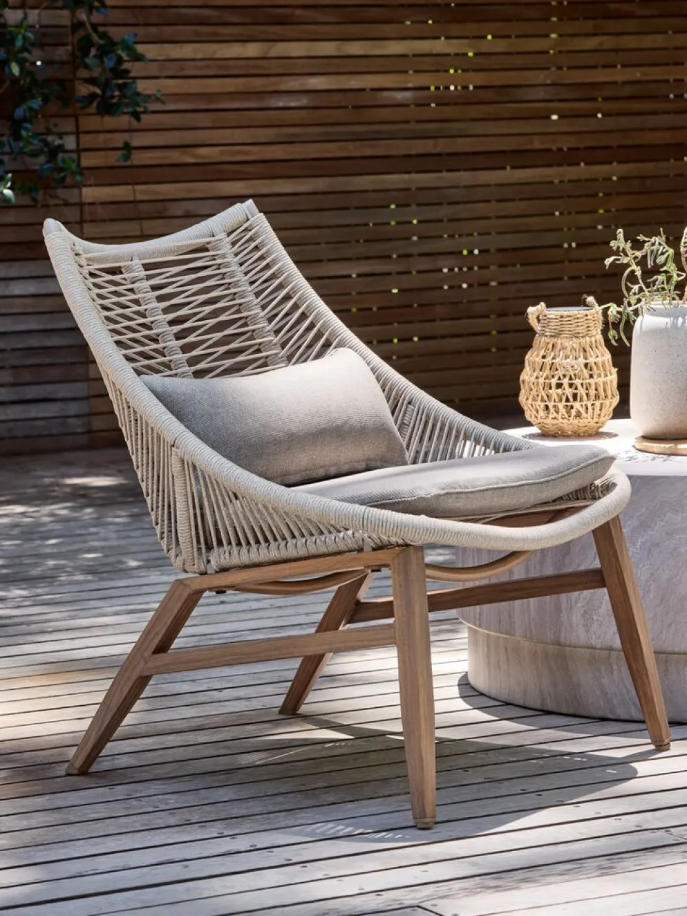 MAATTSUNDFauteuil lounge ext. MAATTSUND naturel