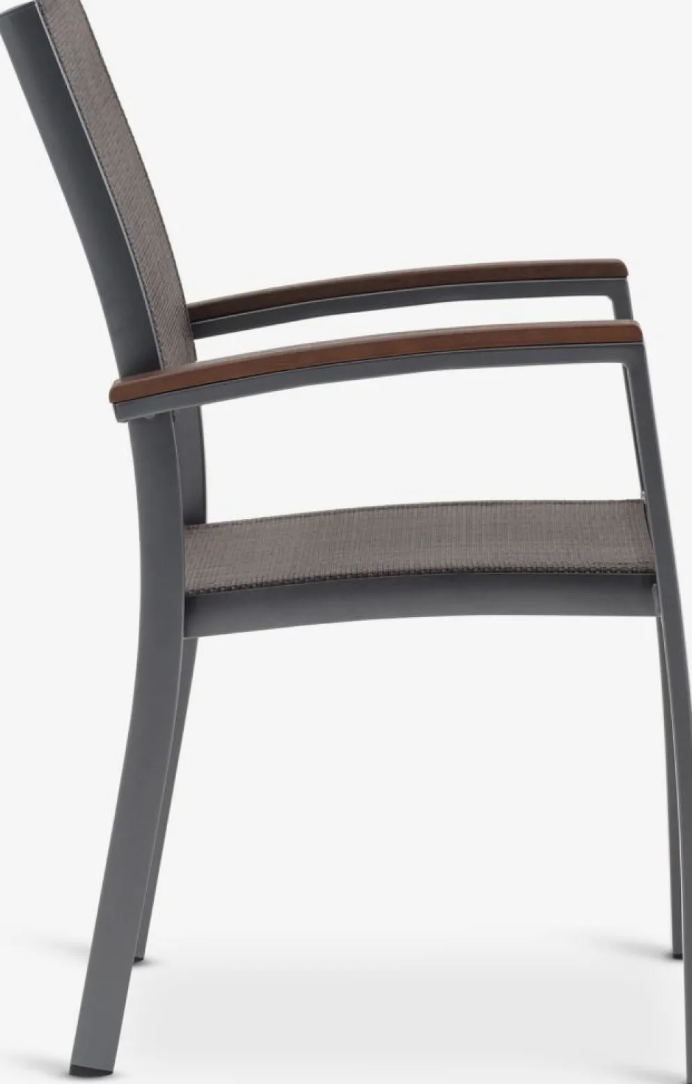 MADERNEChaise empilable MADERNE gris