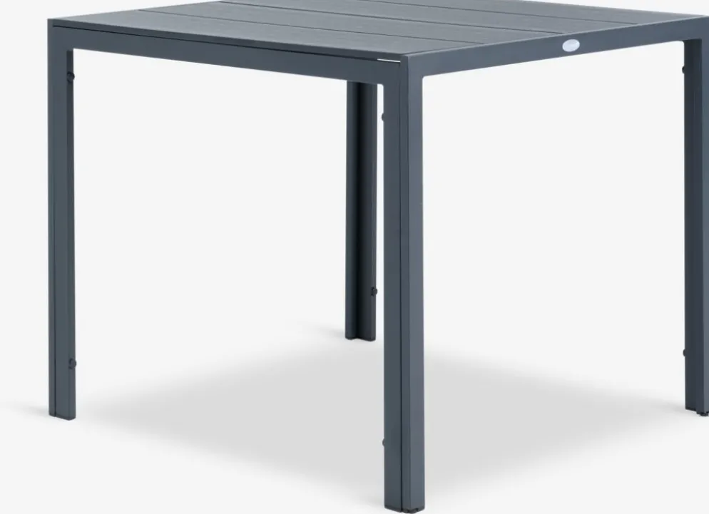 MADERUP + GUDHJEMMADERUP L90 table + 4 GUDHJEM chaises noir