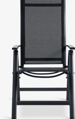 MADERUP + LOMMAMADERUP L150 table noir + 4 LOMMA chaises inclinable noir