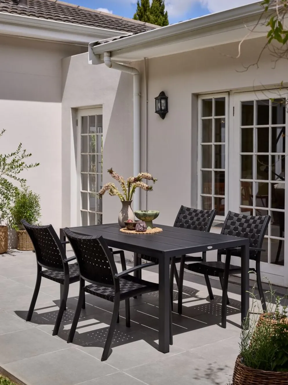MADERUPTable de jardin MADERUP l90xL150 noir