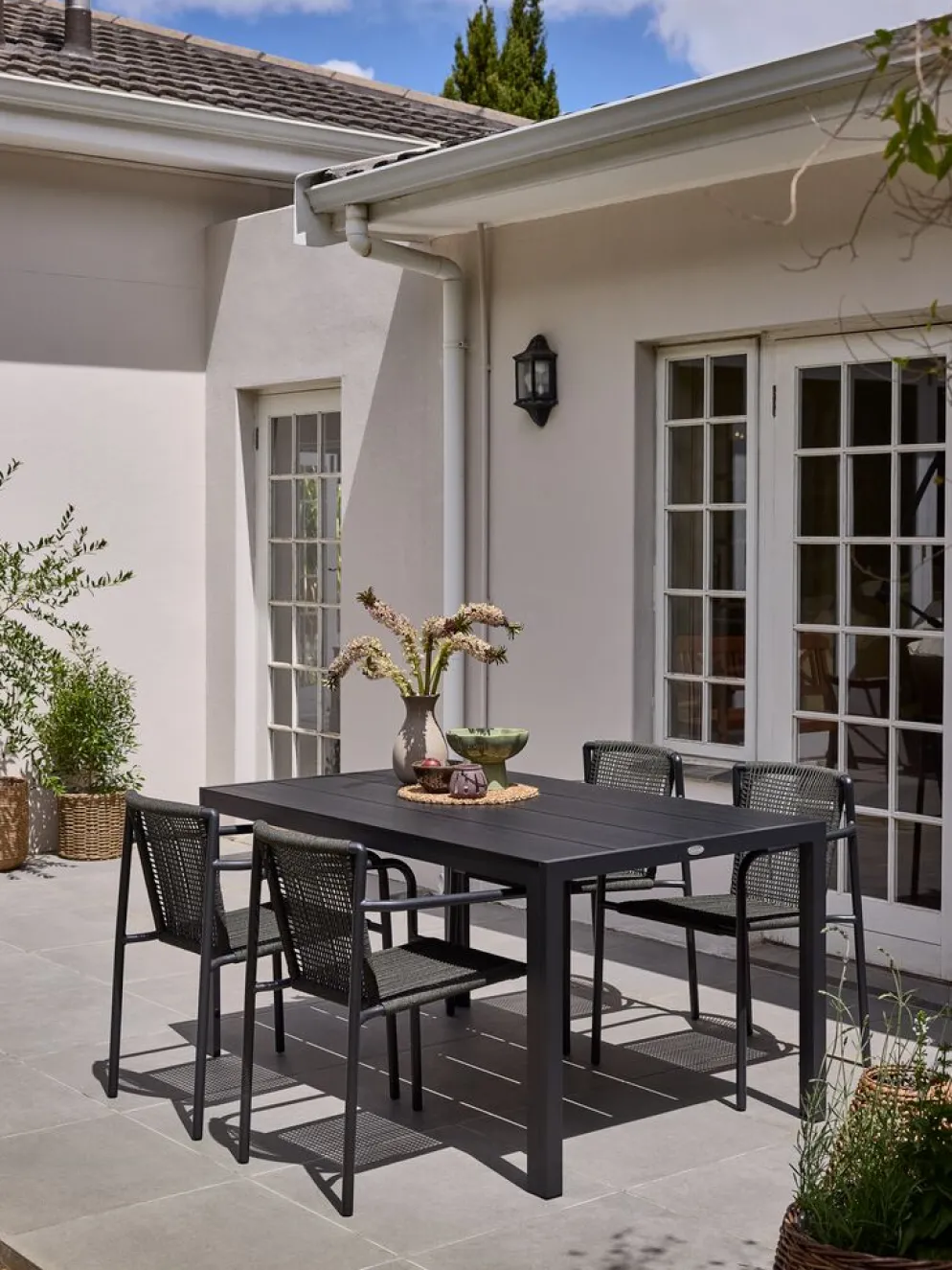 MADERUPTable de jardin MADERUP l90xL150 noir