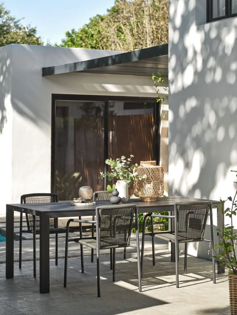 MADERUPTable de jardin MADERUP l90xL205 noir