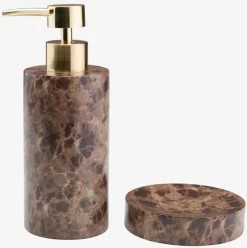 MAKARYDVide-poche MAKARYD Ø10xH2cm effet marbre brun