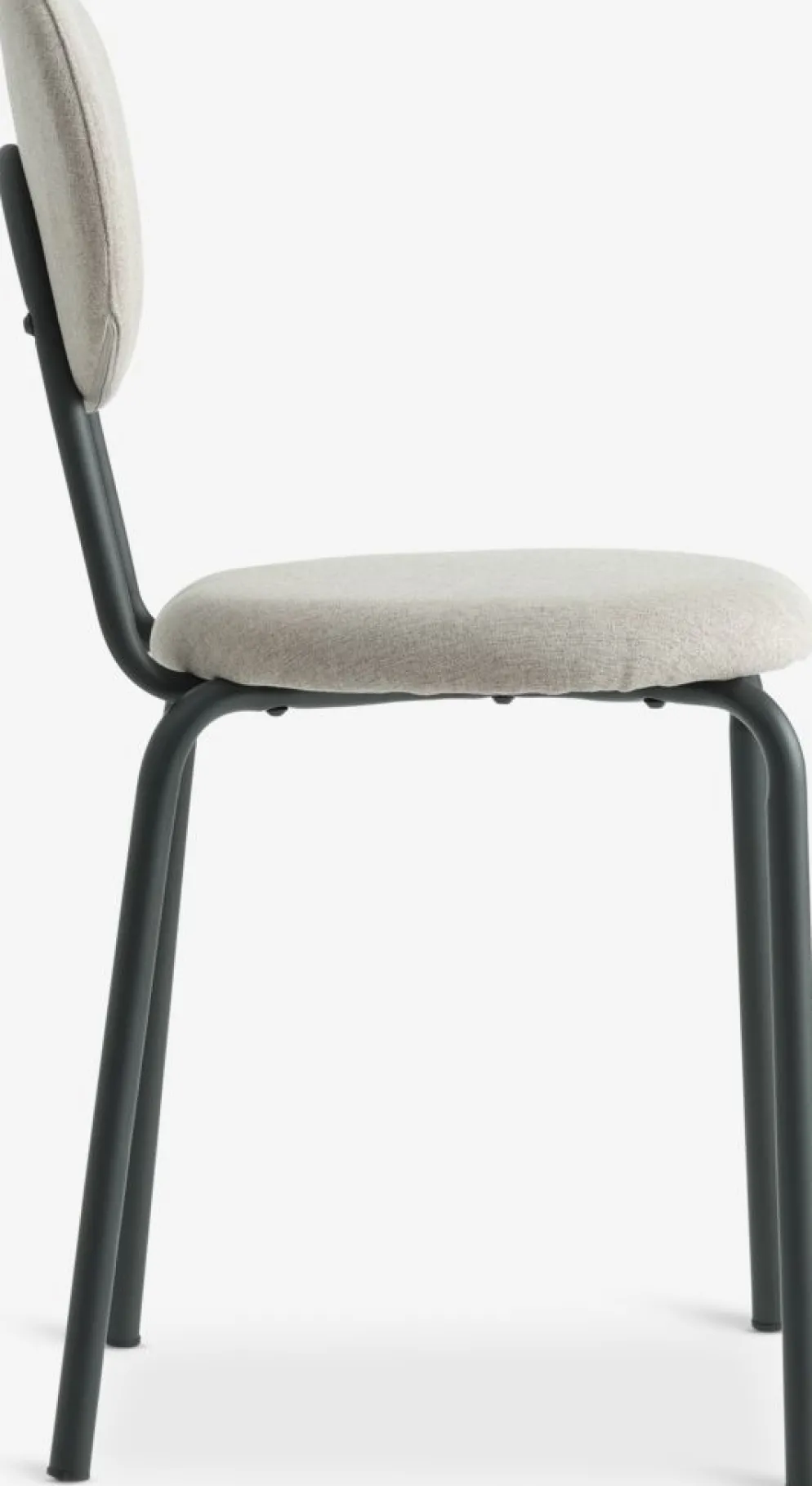 MALTChaise MALT tissu sable/noir