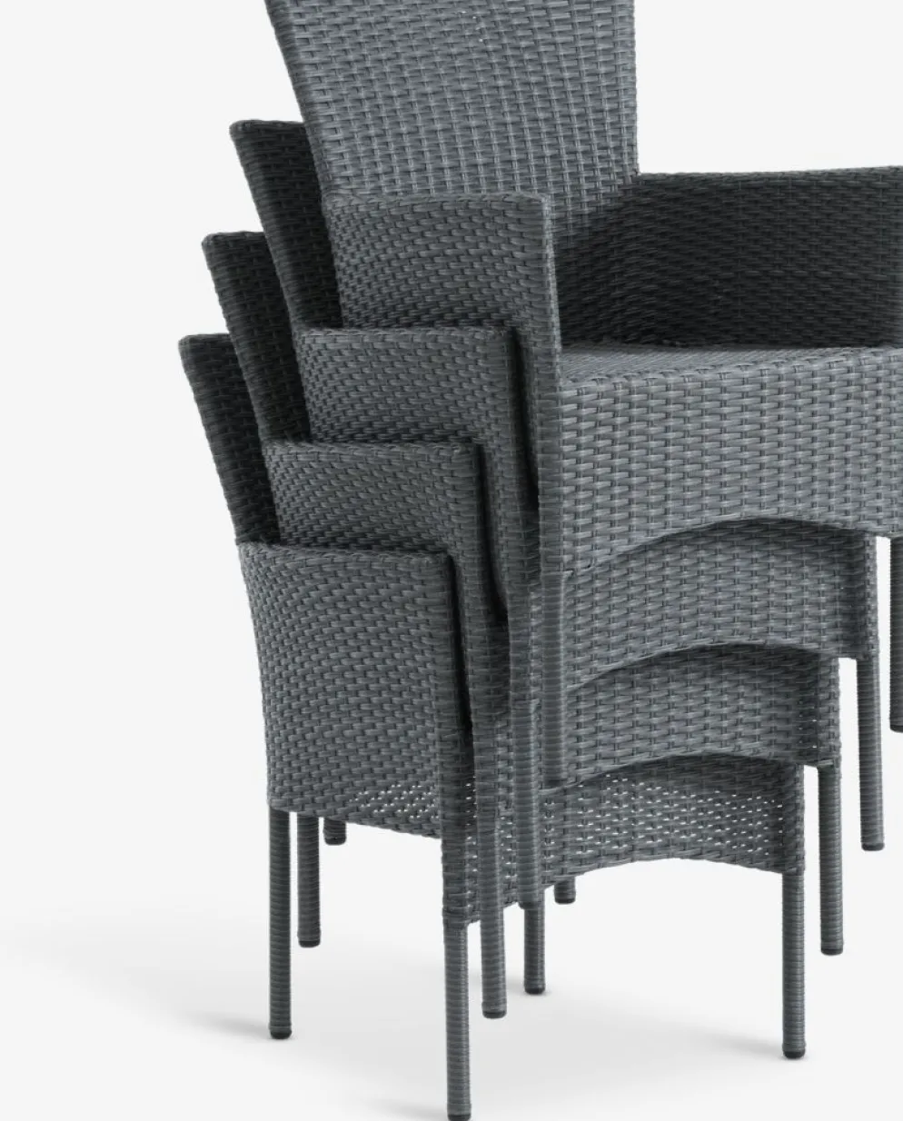 MARIELYST + AIDTMARIELYST L150 table + 4 AIDT chaises gris