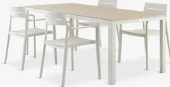 MARIELYST + INGSTRUPMARIELYST L205 table + 4 INGSTRUP chaises beige