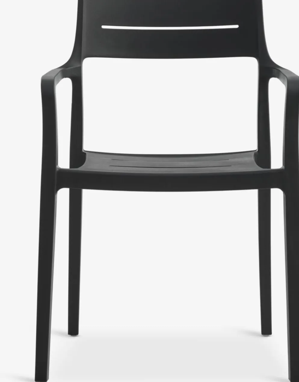 MARIELYST + INGSTRUPMARIELYST L150 table gris + 4 INGSTRUP chaises noir