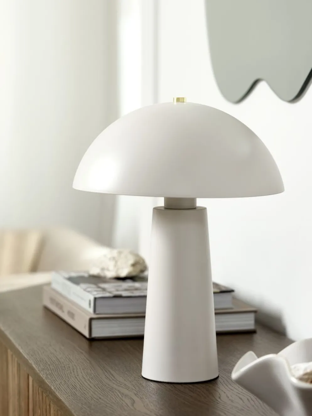 MARKUSLampe de table MARKUS Ø27xH36cm gris