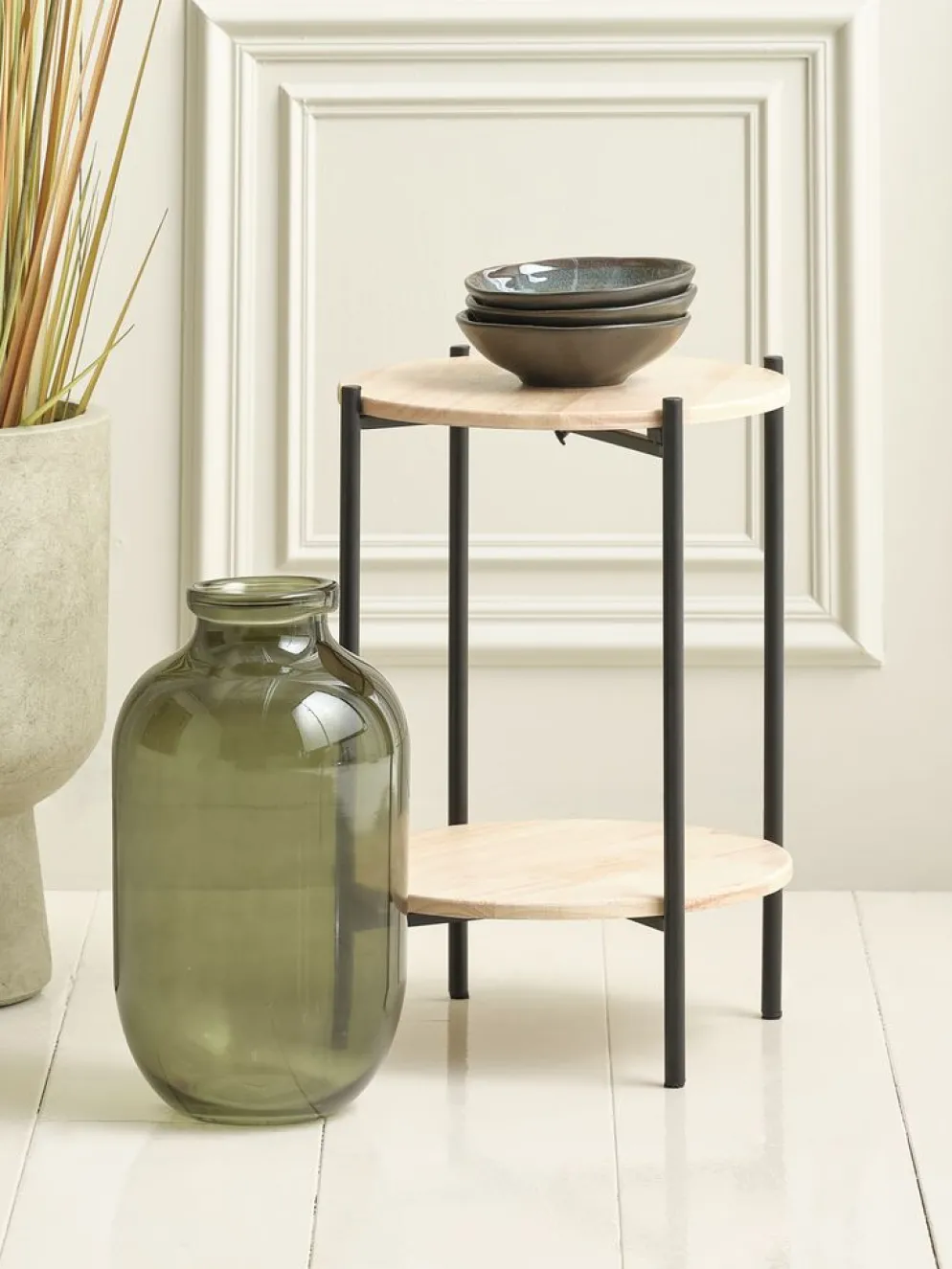 MARTINPiédestal MARTIN Ø32xH45cm naturel