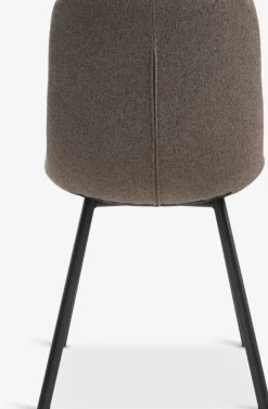 MELBYChaise MELBY tissu brun clair/noir