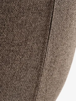 MELBYChaise MELBY tissu brun clair/noir