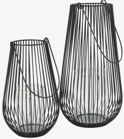 MELIASLanterne MELIAS Ø24xH46cm noir