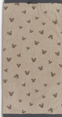MICKEYGoldServiette de toilette Jacquard MICKEY 50x100 Disney