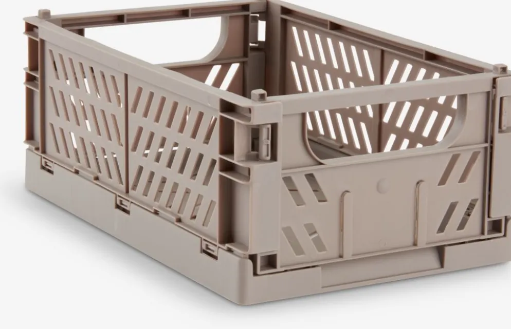 MILASPanier MILAS l16xL25xH10cm pliable gris