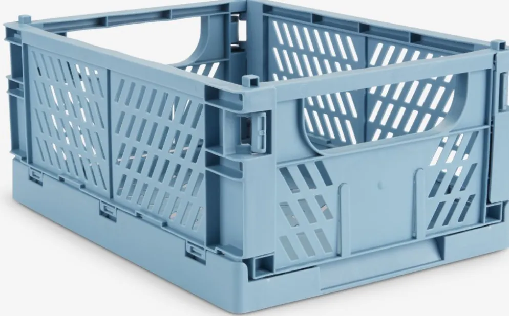 MILASPanier MILAS l25xL34xH15cm pliable bleu