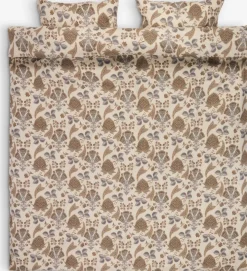 MIMMIPlusParure de lit en satin MIMMI 240x220 sable