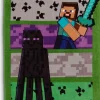 MINECRAFTGoldDrap de douche MINECRAFT 70x140