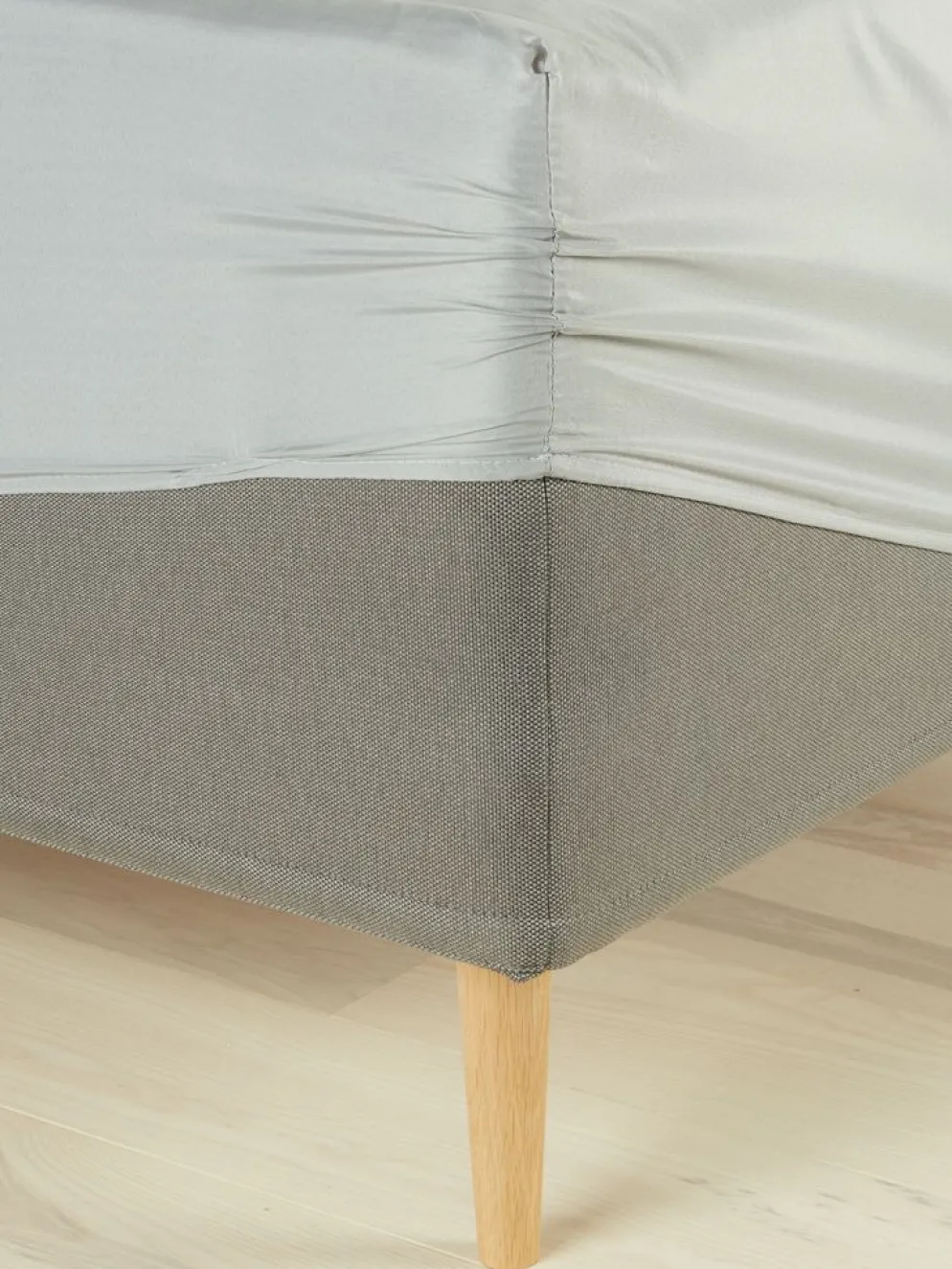 MIRIAMBasicDrap-housse MIRIAM Micro 140x200x25 gris