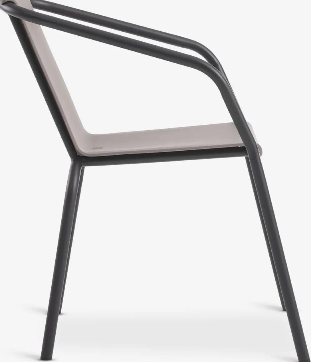 MODUMChaise empilable MODUM sable foncé