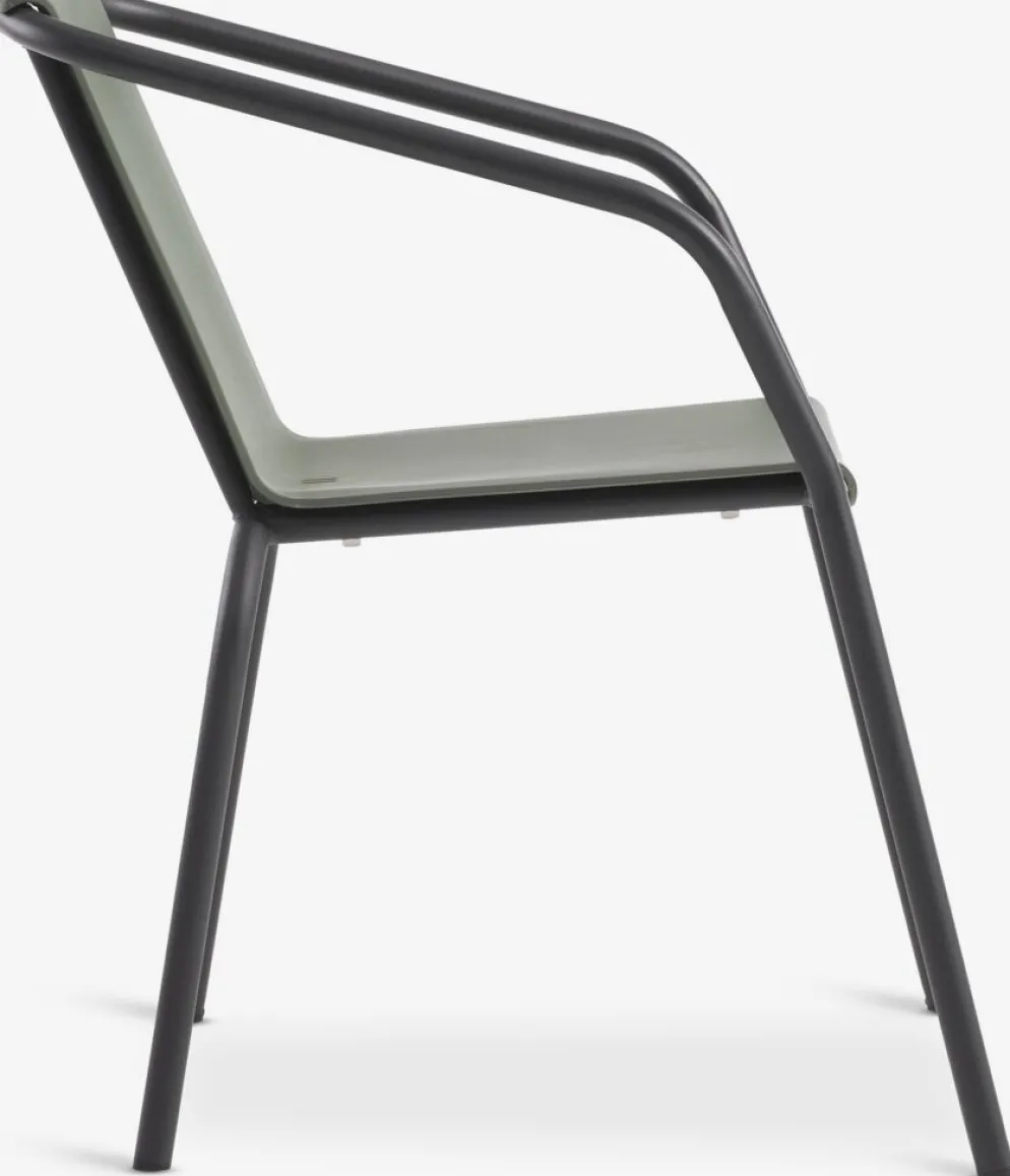MODUMChaise empilable MODUM vert olive
