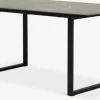 MOSELUNDTable MOSELUND 90x180 céramique noir