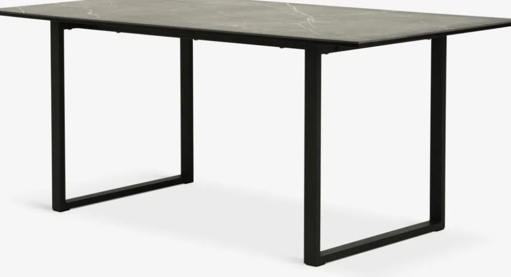 MOSELUNDTable MOSELUND 90x180 céramique noir