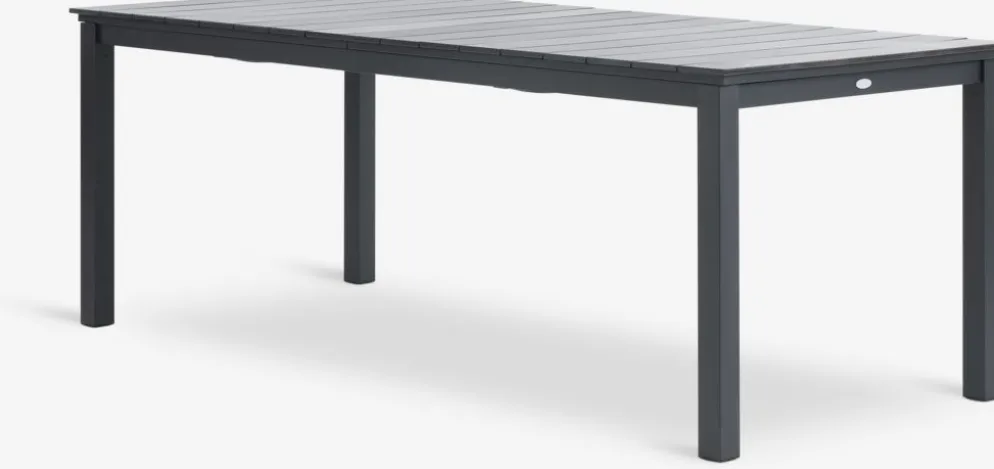 MOSS + GUDHJEMMOSS L214/315 table + 4 GUDHJEM chaises gris