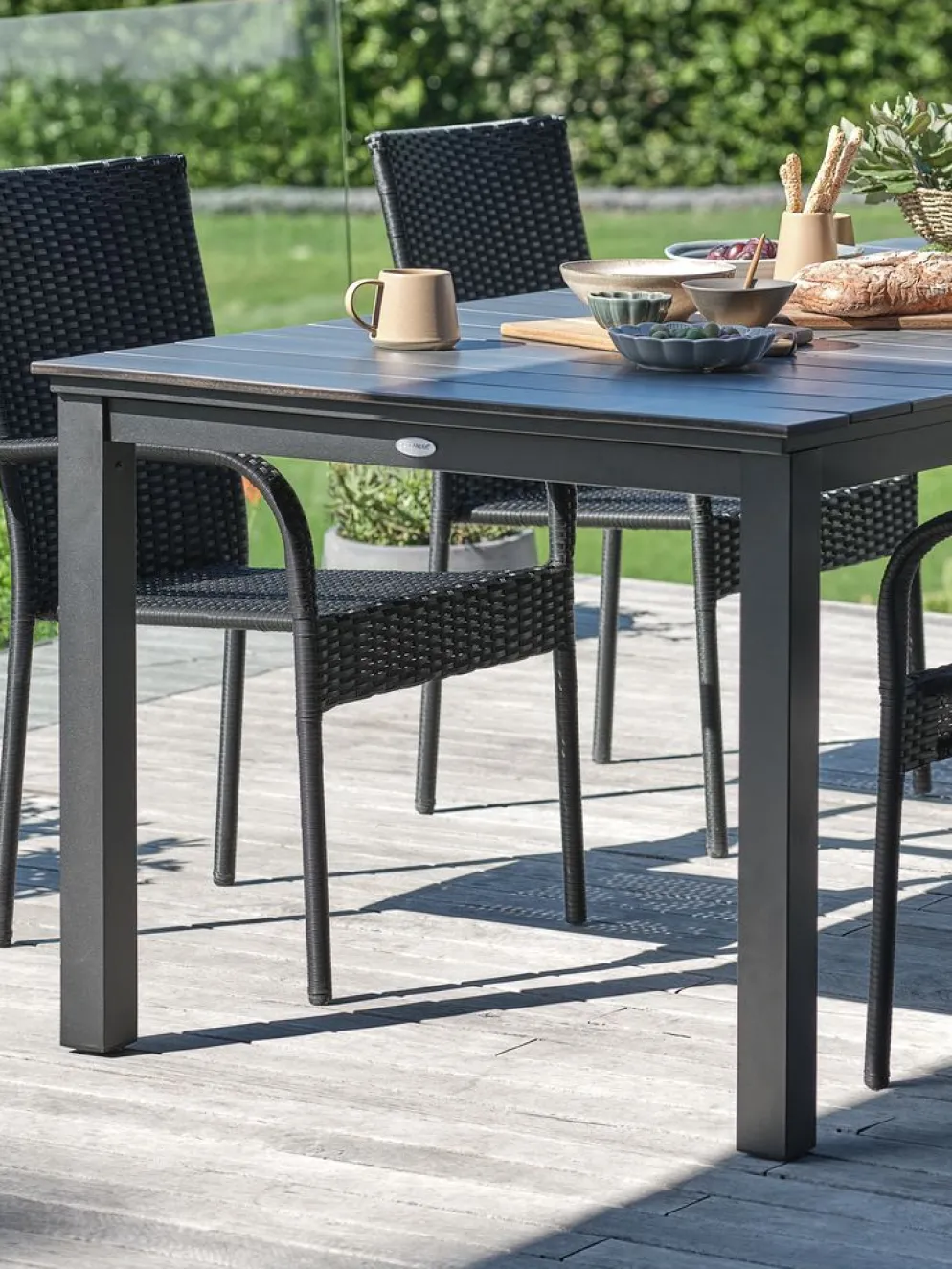 MOSSTable de jardin MOSS l95xL214/315 gris