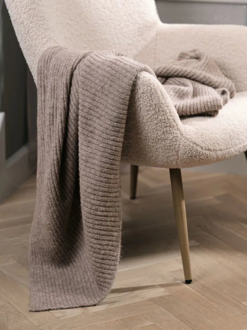MYSKEPlaid MYSKE 110x160 sable foncé