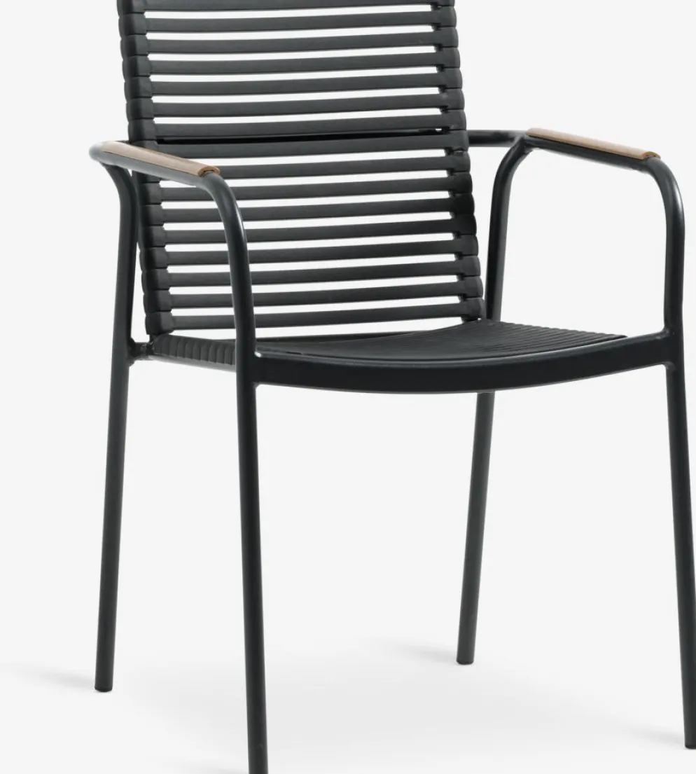 NABEChaise empilable NABE noir