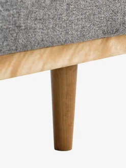 NEJEDECanapé convertible NEJEDE tissu gris clair