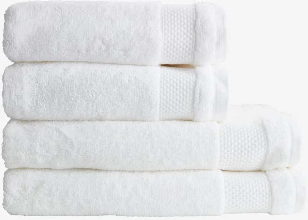 NORAGoldServiette de toilette NORA 50x100 blanc