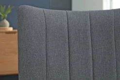 NORDRUPChaise NORDRUP tissu gris/naturel