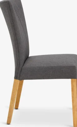 NORDRUPChaise NORDRUP tissu gris/naturel