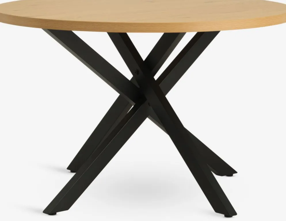 NORTOFTTable NORTOFT Ø120 coloris chêne chaud/noir