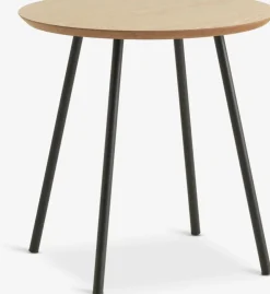 NYBOBout de canapé NYBO Ø40 coloris chêne chaud/noir