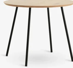 NYBOBout de canapé NYBO Ø55 coloris chêne chaud/noir