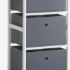 ODBYCommode 3 boîtes ODBY blanc/gris
