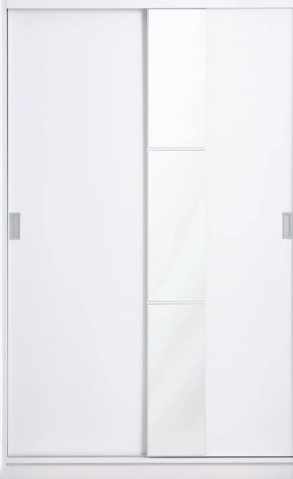 ODDERArmoire ODDER 120x201 2 portes coulissantes a/miroir blanc
