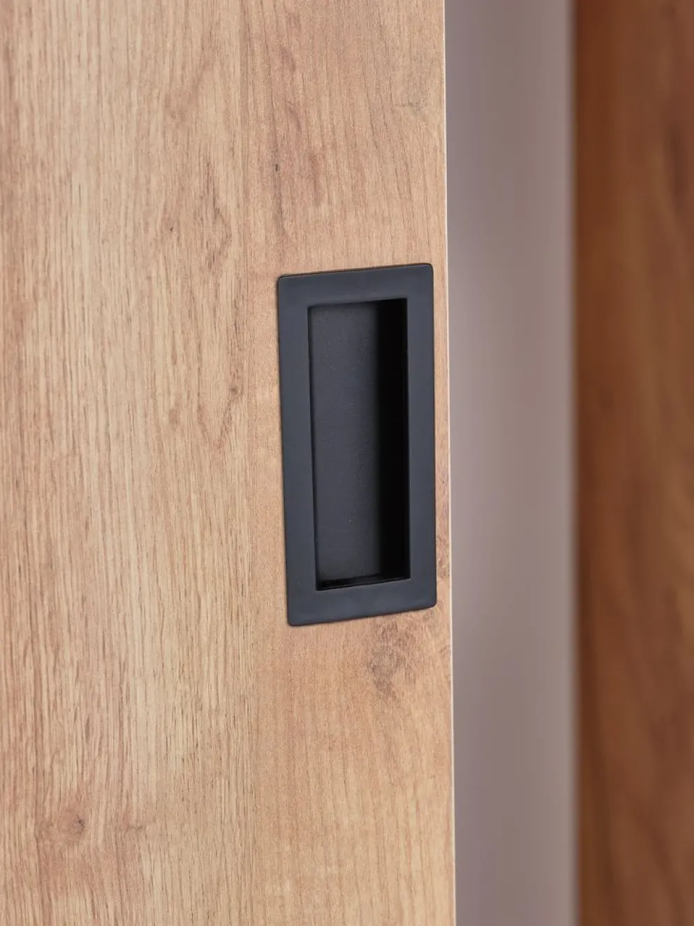 ODDERArmoire ODDER 120x201 a/miroir coloris chêne naturel