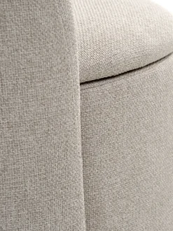 ODDUMFauteuil lounge ODDUM a/rangement tissu beige