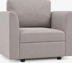 OKSBYCanapé modulable OKSBY 1pers. a/rangement tissu sable