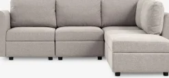 OKSBYCanapé modulable OKSBY 5pers. extrémité a/rangement sable