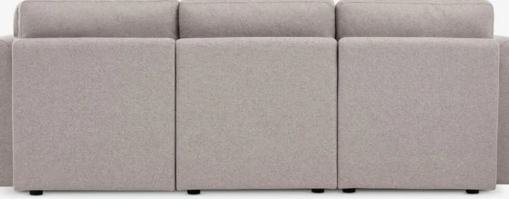 OKSBYCanapé modulable OKSBY 5pers. angle a/rangement tissu sable
