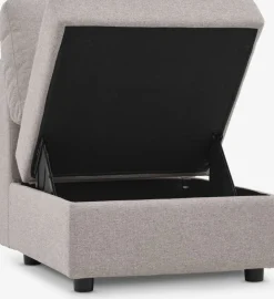 OKSBYModule canapé OKSBY central a/rangement tissu sable